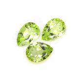 (Pack of 5) Pear Simulated Lime CZ
