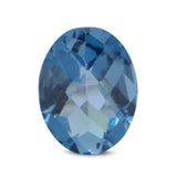 Oval Natural London Blue Topaz Gemstones