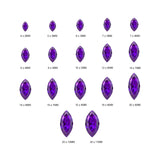 (Pack of 5) Marquise Simulated Amethyst CZ