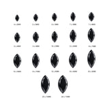 (Pack of 5) Marquise Simulated Black CZ