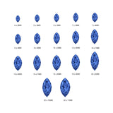 (Pack of 5) Marquise Simulated Tanzanite CZ