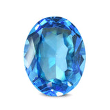 Oval Natural Blue Topaz Gemstones