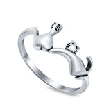 925 Sterling Silver Cats Ring Wholesale