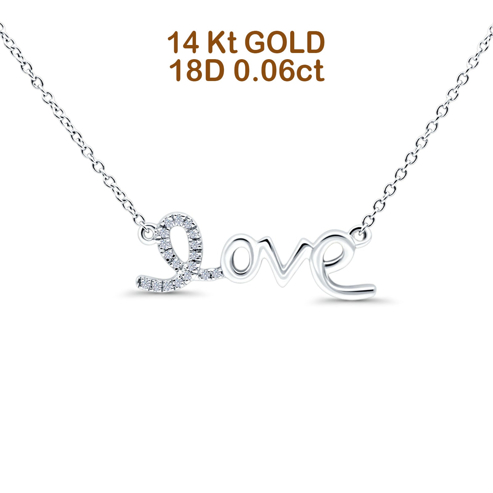 Love Script 18k Gold Vermeil Pendant Necklace in White Sapphire | Kendra  Scott