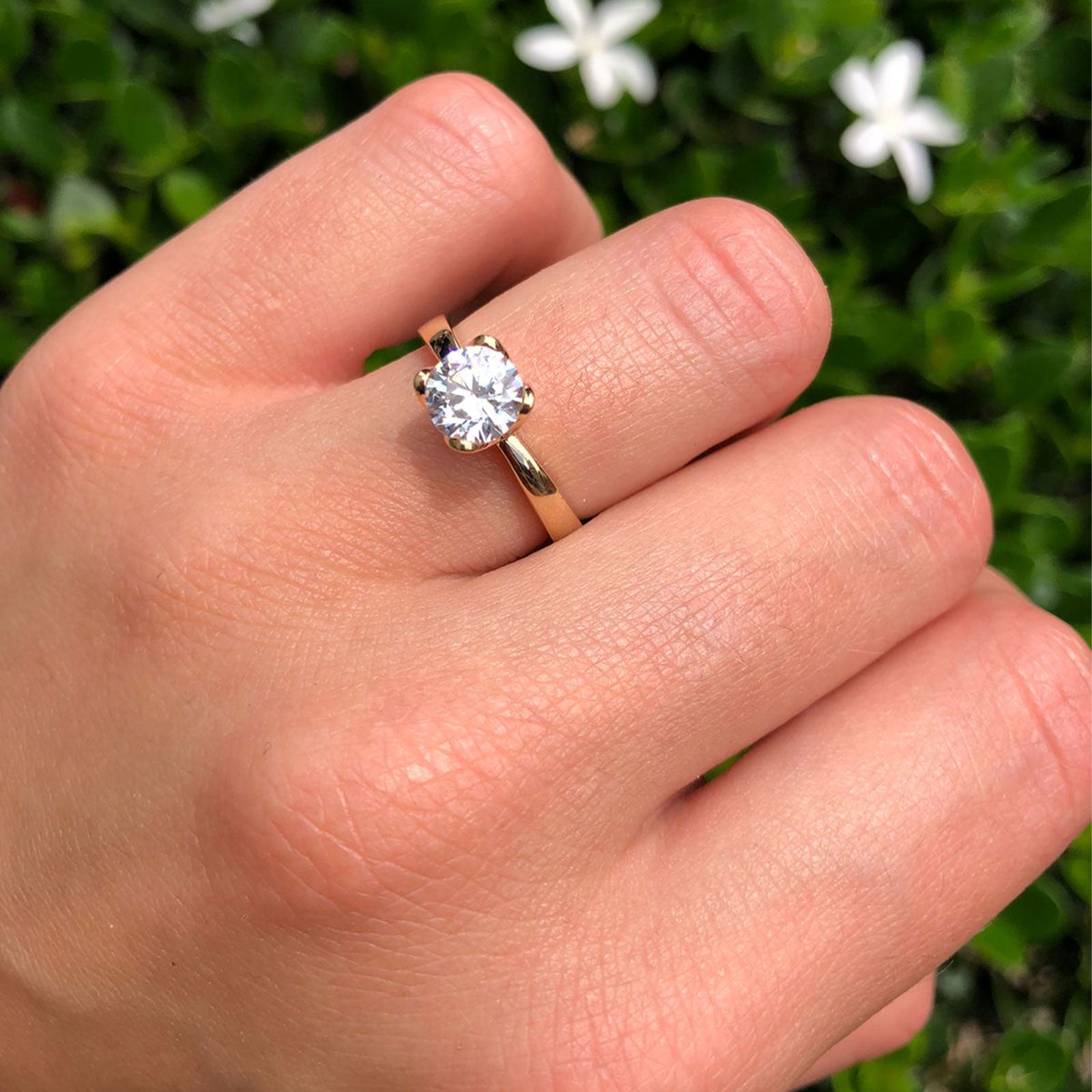 CZ Engagement Ring – Constantine Creations