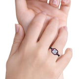 Halo Cushion Infinity Twist Side Stone Ruby CZ Engagement Ring Cubic Zirconia 925 Sterling Silver Wholesale