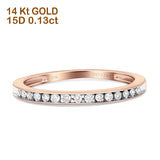 14K Rose Gold Wedding Band