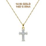 diamond cross pendant necklace
