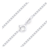 6MM Square Box Chain .925 Solid Sterling Silver Sizes 8