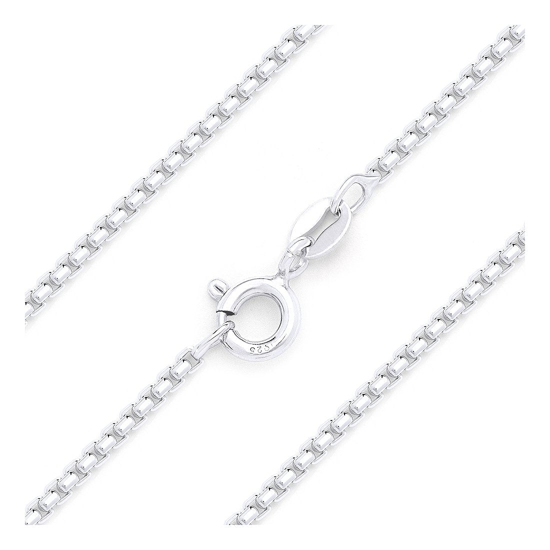 16-inch 012 Sterling Silver Box Chain Necklace