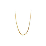 3MM 300 Moon Link Yellow Gold Chain .925 Sterling Silver Sizes 7"-30" Inches