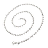 3MM Moon Cut Chain 925 Solid Sterling Silver Available In 7"-30" Inches