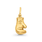 Yellow Gold 14K Real Boxing Glove Charm Pendant 1.2grams 16mmX10mm
