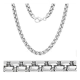 5.1MM Round Box Chain 925 Sterling Silver Sizes 8 - 28 Inches