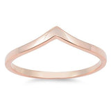 New Design Fashion Ring Rose Tone 925 Sterling Silver