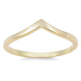 New Design Fashion Ring Yellow Tone 925 Sterling Silver
