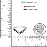 V-Shape Toe Ring Band 925 Silver Sterling For Womens (5.5mm)