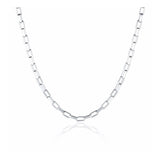 6MM 160 Square Forzatina Chain .925 Solid Sterling Silver Sizes 8
