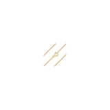2.5MM Yellow Gold Popcorn Chain .925 Sterling Silver 16"-20"