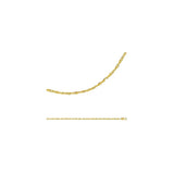 1.6MM Yellow Gold Singapore Chain 925 Sterling Silver 7-20 Inches